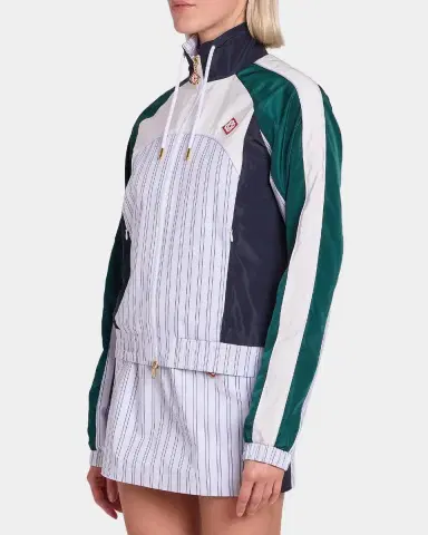 Casablanca Pinstripe Paneled Track Jacket | Thumbnail 4