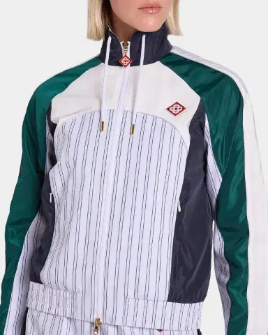 Casablanca Pinstripe Paneled Track Jacket | Thumbnail 5