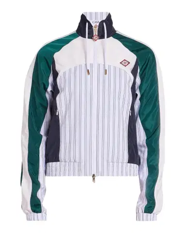 Casablanca Pinstripe Paneled Track Jacket | Thumbnail 1