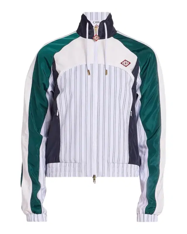 Casablanca Pinstripe Paneled Track Jacket
