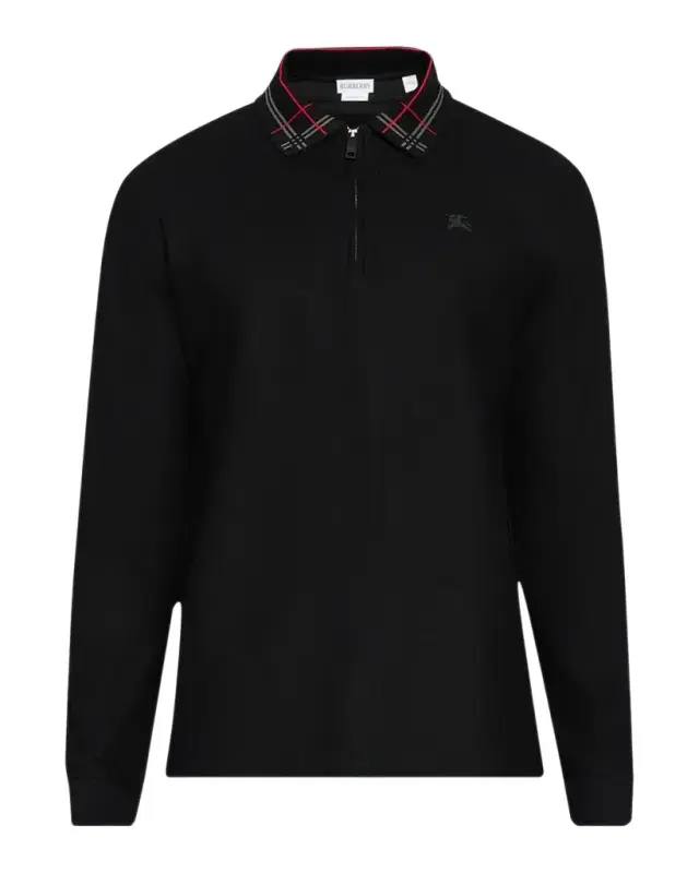 Burberry Men's Pelham Half-Zip Polo Sweater
