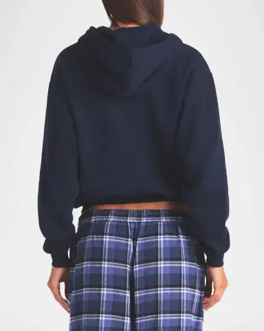Skims Classic Zip-Up Cotton Fleece Hoodie | Thumbnail 3 Skims Classic Zip-Up Cotton Fleece Hoodie | Thumbnail 3