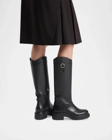 Santoni 45mm Leather Knee-High Riding Boots | Thumbnail 2 Santoni 45mm Leather Knee-High Riding Boots | Thumbnail 2