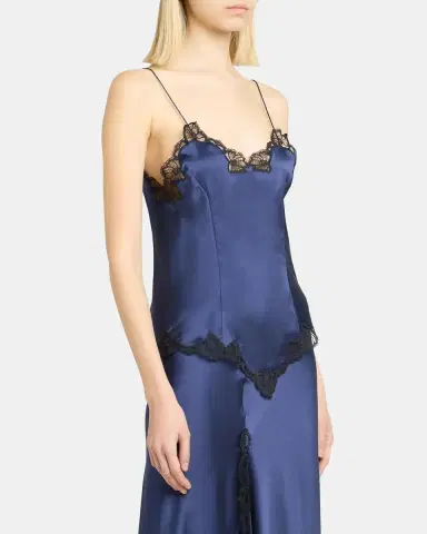 Isabel Marant Amael Lace-Trim Silk Cami Top | Thumbnail 4 Isabel Marant Amael Lace-Trim Silk Cami Top | Thumbnail 4
