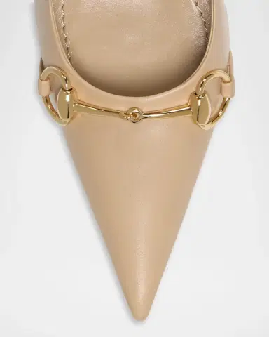 Gucci Donna 80MM Leather Pumps | Thumbnail 3 Gucci Donna 80MM Leather Pumps | Thumbnail 3