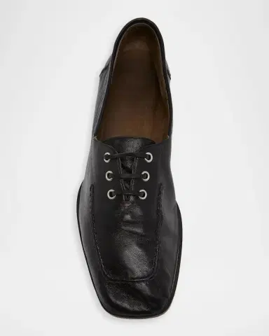 Bottega Veneta Gino Lace-Up Leather Shoes | Thumbnail 6