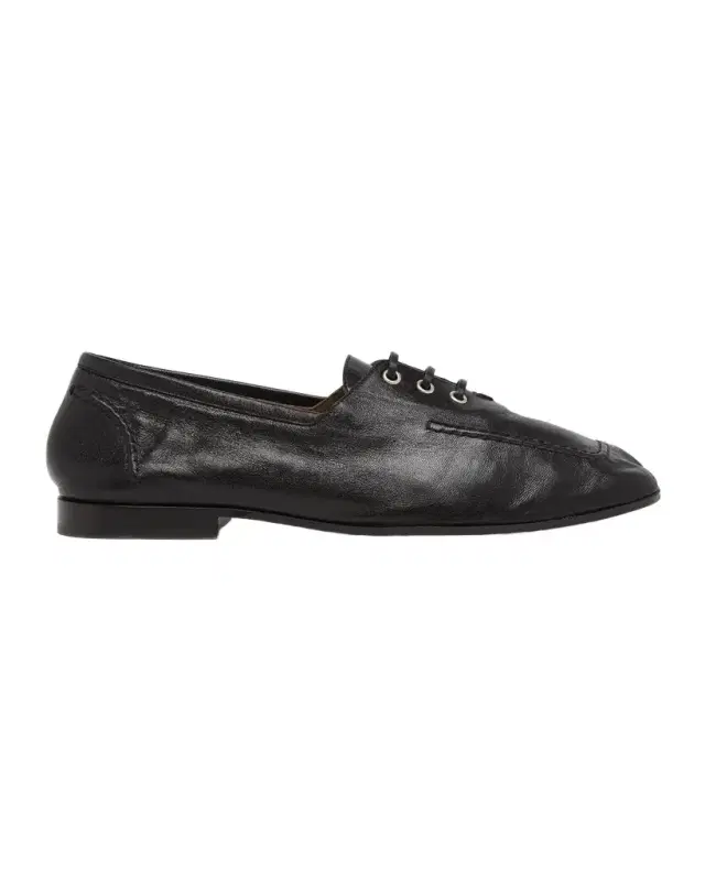 Bottega Veneta Gino Lace-Up Leather Shoes