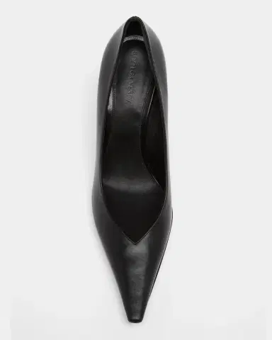 Bottega Veneta Scaletta 90MM Leather Wedge Pumps | Thumbnail 6 Bottega Veneta Scaletta 90MM Leather Wedge Pumps | Thumbnail 6