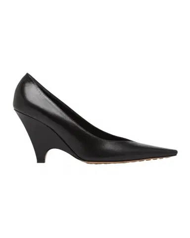 Bottega Veneta Scaletta 90MM Leather Wedge Pumps | Thumbnail 1 Bottega Veneta Scaletta 90MM Leather Wedge Pumps | Thumbnail 1