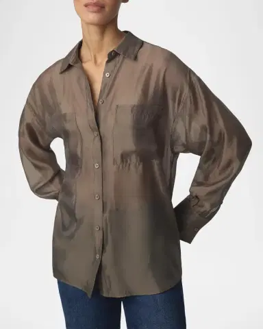 Joe's Jeans The Organza Boyfriend Shirt | Thumbnail 4