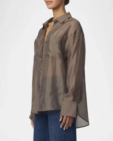 Joe's Jeans The Organza Boyfriend Shirt | Thumbnail 5