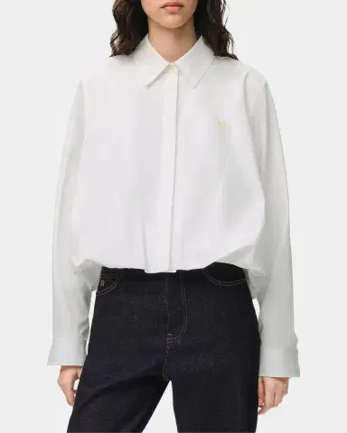 Loewe Logo Cotton-Blend Shirt | Thumbnail 3 Loewe Logo Cotton-Blend Shirt | Thumbnail 3