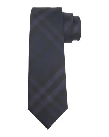 Burberry Men's Check Silk Tie | Thumbnail 1 Burberry Men's Check Silk Tie | Thumbnail 1