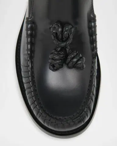 Bottega Veneta Ugo Coaxial Knot Leather Loafers | Thumbnail 3 Bottega Veneta Ugo Coaxial Knot Leather Loafers | Thumbnail 3