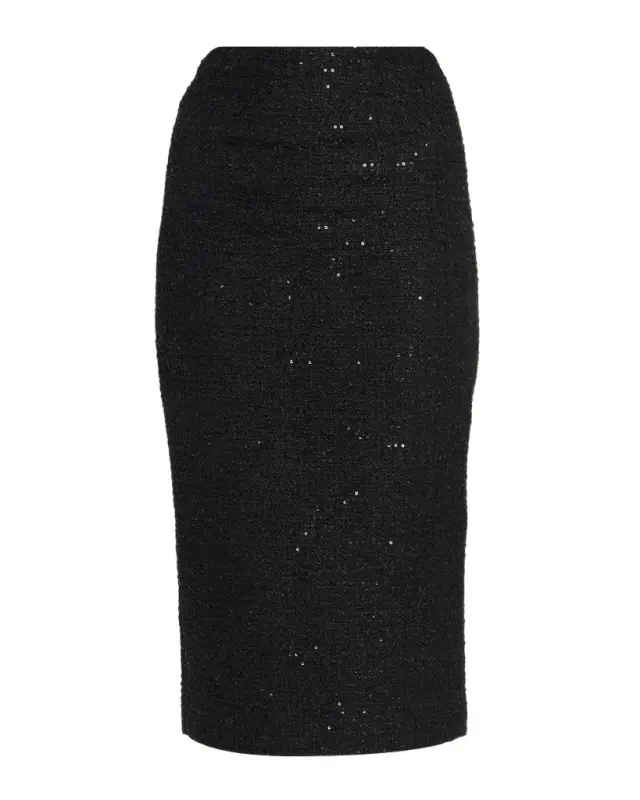 Roland Mouret Sequin Boucle Midi Pencil Skirt