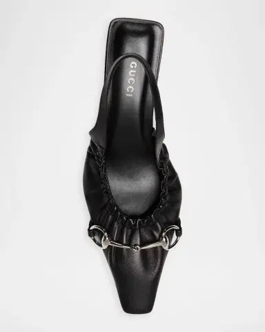 Gucci Vittoria 55MM Slingback Kitten Heel Pumps | Thumbnail 4 Gucci Vittoria 55MM Slingback Kitten Heel Pumps | Thumbnail 4
