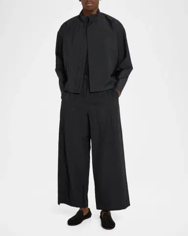 Issey Miyake Men's Fluent Stand Collar Jacket | Thumbnail 2