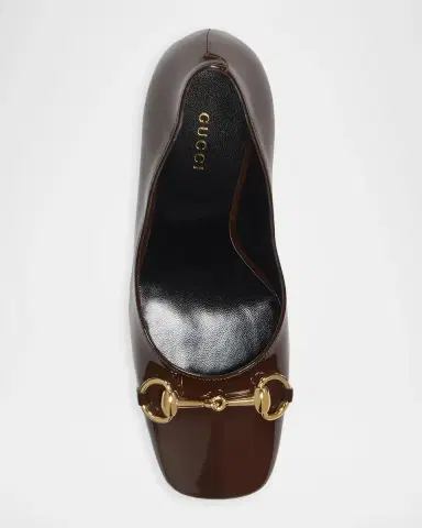 Gucci 85mm Signora Patent Leather Pumps | Thumbnail 4 Gucci 85mm Signora Patent Leather Pumps | Thumbnail 4