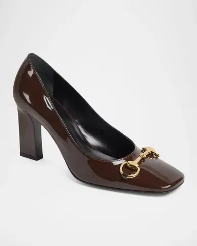 Gucci 85mm Signora Patent Leather Pumps | Thumbnail 5 Gucci 85mm Signora Patent Leather Pumps | Thumbnail 5
