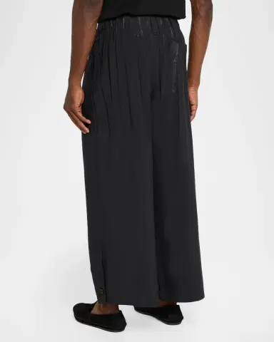 Issey Miyake Men's Waft Wide-Leg Pants | Thumbnail 3 Issey Miyake Men's Waft Wide-Leg Pants | Thumbnail 3