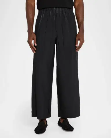 Issey Miyake Men's Waft Wide-Leg Pants | Thumbnail 4 Issey Miyake Men's Waft Wide-Leg Pants | Thumbnail 4