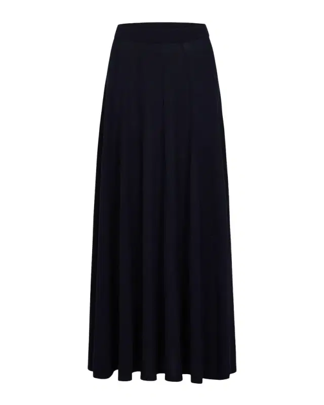 Merino Wool A-Line Maxi Skirt Merino Wool A-Line Maxi Skirt