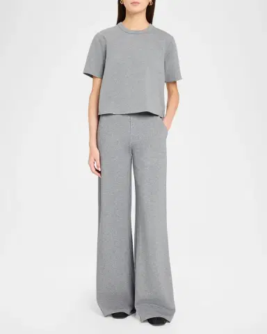 Veronica Beard Sebastian Short-Sleeve Boxy Tee | Thumbnail 2 Veronica Beard Sebastian Short-Sleeve Boxy Tee | Thumbnail 2