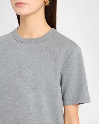 Veronica Beard Sebastian Short-Sleeve Boxy Tee | Thumbnail 5 Veronica Beard Sebastian Short-Sleeve Boxy Tee | Thumbnail 5