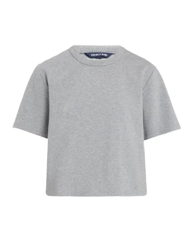 Veronica Beard Sebastian Short-Sleeve Boxy Tee