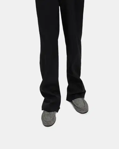 Bottega Veneta Men's Silenzio Intrecciato Suede Moc-Toe Loafers | Thumbnail 2 Bottega Veneta Men's Silenzio Intrecciato Suede Moc-Toe Loafers | Thumbnail 2