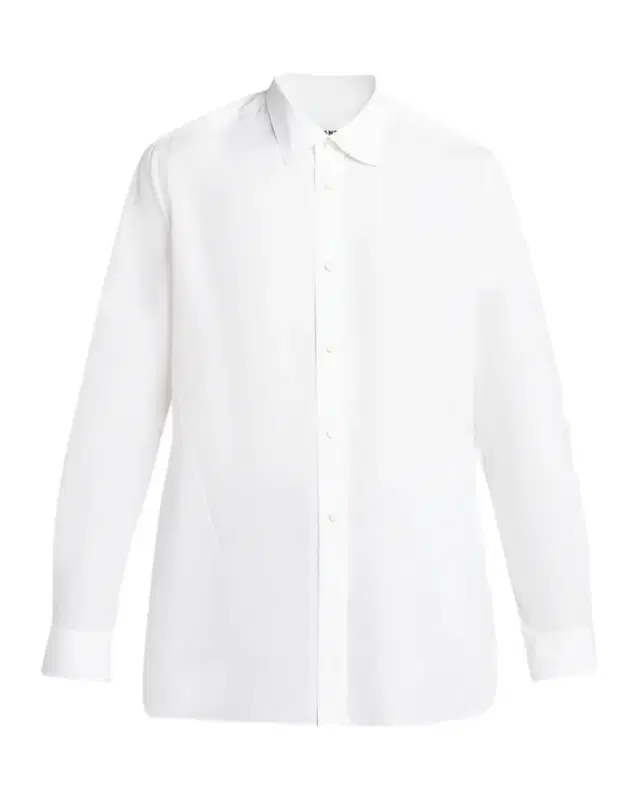Jil Sander Men's Organic Cotton Point Collar Sport Shirt
