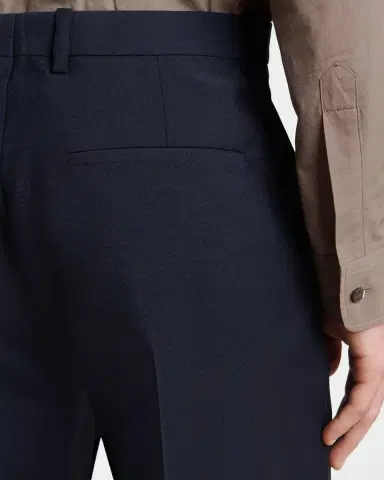 Jil Sander Men's Wool Blend Wide-Leg Trousers | Thumbnail 5