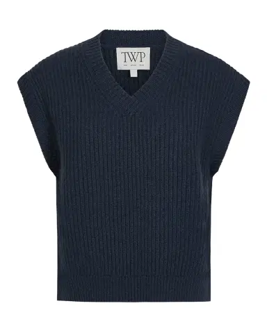 TWP Trying My Vest Cashmere Sweater Vest | Thumbnail 2 TWP Trying My Vest Cashmere Sweater Vest | Thumbnail 2