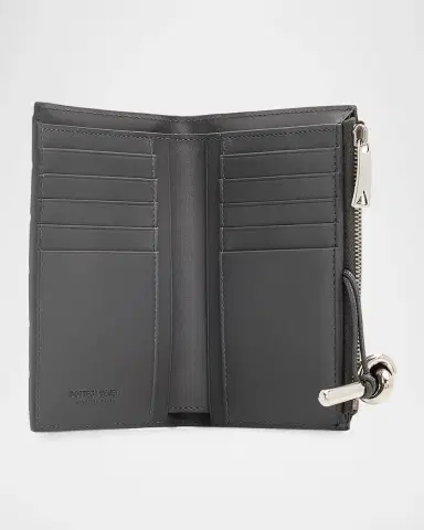 Bottega Veneta Andiamo Medium Leather Bi-Fold Wallet | Thumbnail 3 Bottega Veneta Andiamo Medium Leather Bi-Fold Wallet | Thumbnail 3