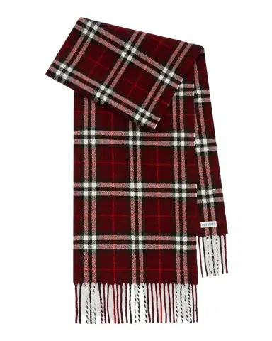 Burberry Sparkle Check Cashmere Scarf | Thumbnail 1