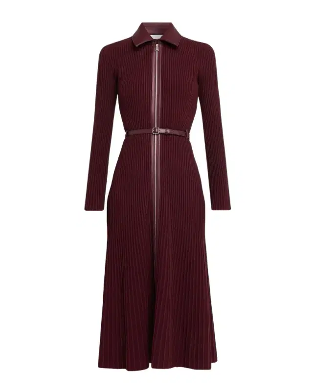 Simkhai Ismelle Ribbed Midi Dress
