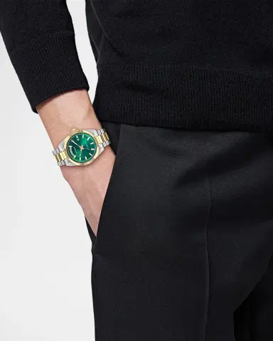 Versace Men's Millenyium Automatic Two-Tone Bracelet Watch, 40mm | Thumbnail 2 Versace Men's Millenyium Automatic Two-Tone Bracelet Watch, 40mm | Thumbnail 2