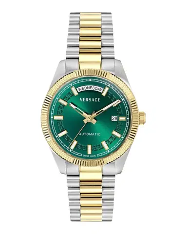 Versace Men's Millenyium Automatic Two-Tone Bracelet Watch, 40mm | Thumbnail 1 Versace Men's Millenyium Automatic Two-Tone Bracelet Watch, 40mm | Thumbnail 1