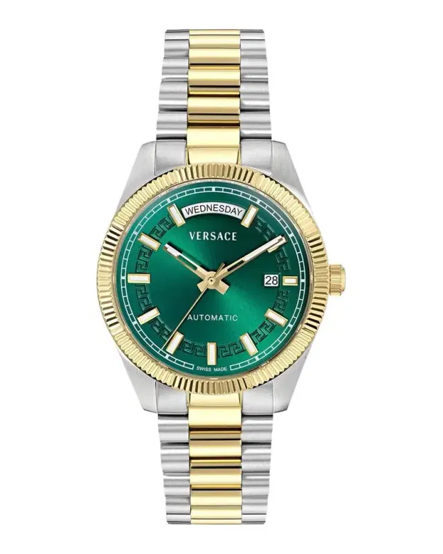 Versace Men's Millenyium Automatic Two-Tone Bracelet Watch, 40mm