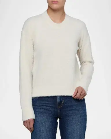 L'Agence Nimbus Fuzzy Crewneck Sweater | Thumbnail 4 L'Agence Nimbus Fuzzy Crewneck Sweater | Thumbnail 4