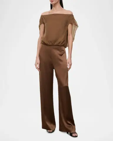 Staud Larissa Sheer Off-Shoulder Top | Thumbnail 2 Staud Larissa Sheer Off-Shoulder Top | Thumbnail 2