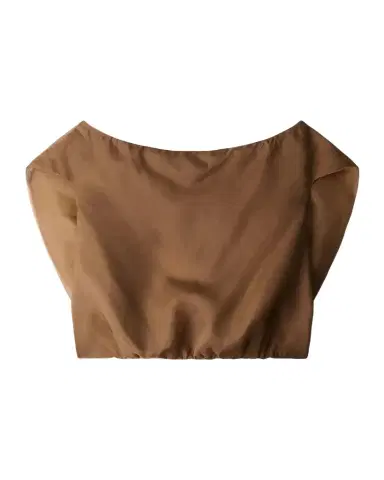 Staud Larissa Sheer Off-Shoulder Top | Thumbnail 1 Staud Larissa Sheer Off-Shoulder Top | Thumbnail 1