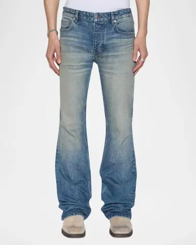 Ksubi Men's Bronko Portland Faded Denim Bootcut Jeans | Thumbnail 3