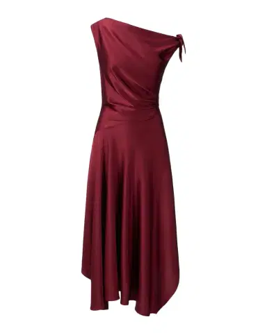 Staud Portia Asymmetric Handkerchief Midi Dress | Thumbnail 1 Staud Portia Asymmetric Handkerchief Midi Dress | Thumbnail 1