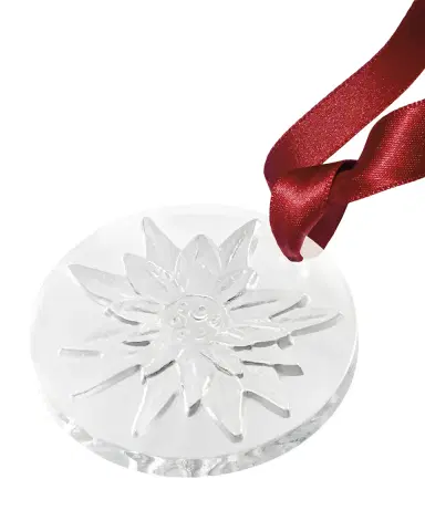 Lalique Edelweiss Lead-Free Crystal Ornament | Thumbnail 2