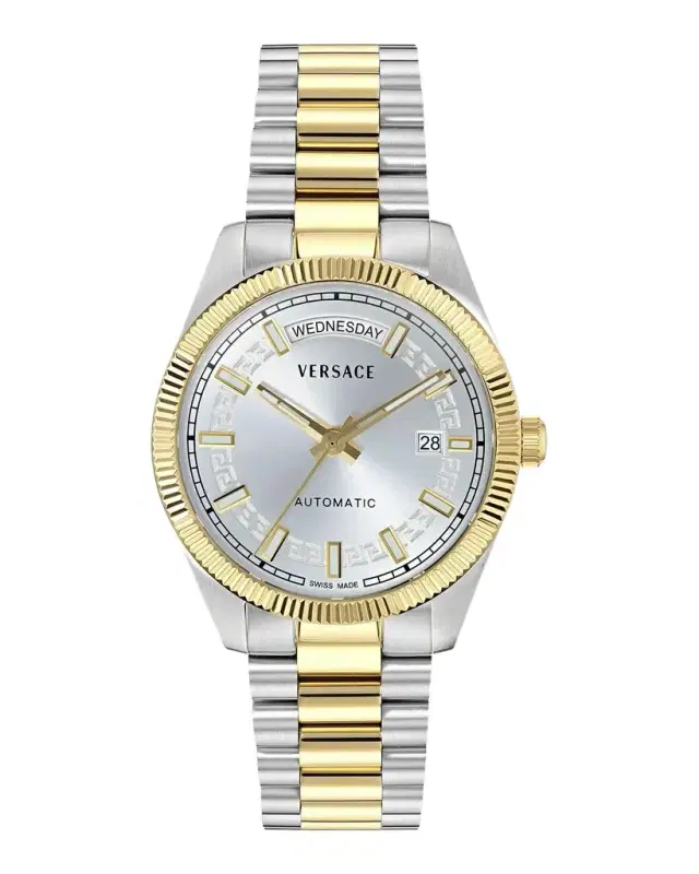 Versace Men's Millenyium Automatic Two-Tone Bracelet Watch, 40mm