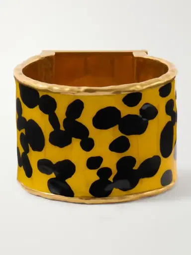 Dries Van Noten Gold-tone Enamel Bracelet | Thumbnail 3