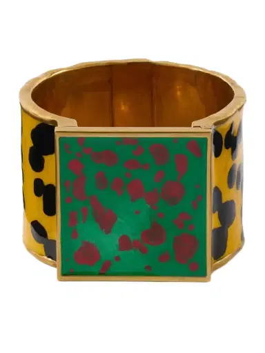 Dries Van Noten Gold-tone Enamel Bracelet | Thumbnail 1