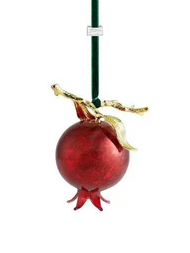 Michael Aram Pomegranate Golden Glass Ornament | Thumbnail 2