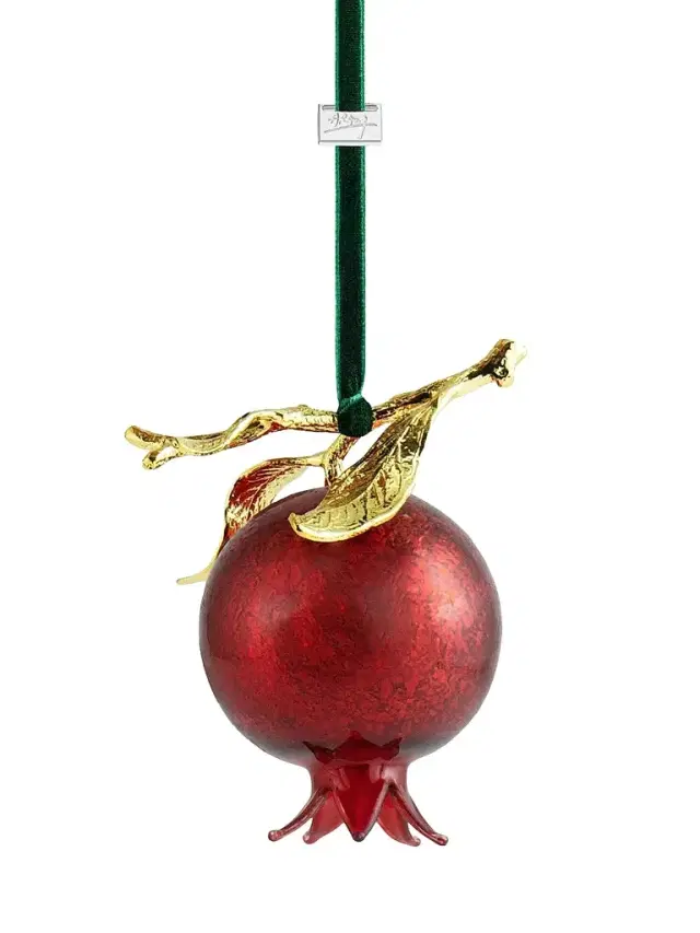 Michael Aram Pomegranate Golden Glass Ornament